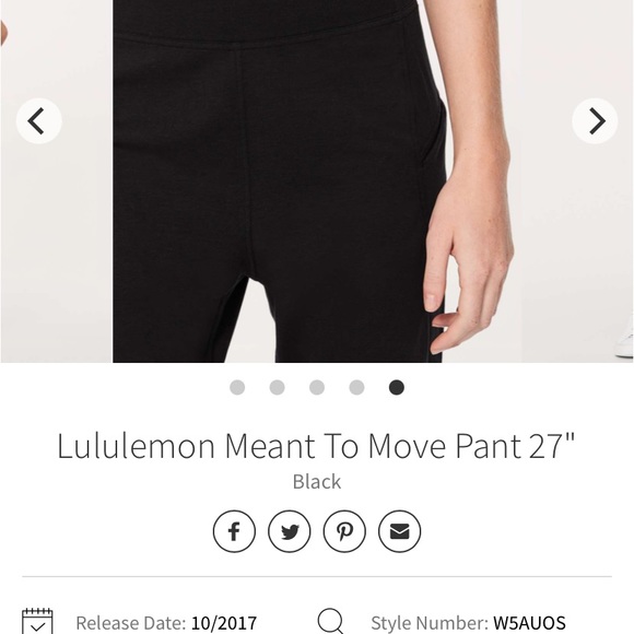 Lululemon Meant To Move Pant 27" - Picture 9 of 11